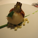レフェルヴェソンス - 26年7月　丸ごと火入れした蕪とイタリアンパセリのエミュルッション