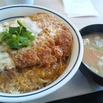 かつや - カツ丼竹＋豚汁小