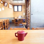 やぶ善 - 後半に提供していただいた、熱々の"蕎麦湯"。