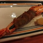 川反ミートキッチン - エビしそ巻串495円