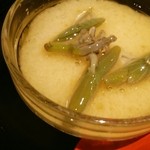 懐韻 - 長芋とキュウリのゼリー寄せ・4300円のコース
                                