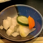 新和食 池端 - お新香♪