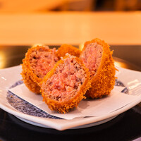 出汁しゃぶ屋の特製メンチカツ