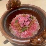 恵比寿 うしみつ - 厳選和牛ヒレとサーロインの土鍋ご飯