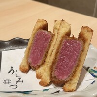恵比寿 うしみつ - 厳選ヒレ肉のブリオッシュカツサンド