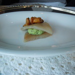 銀座 ハプスブルク・ファイルヒェン - キッチンからのご挨拶（アミューズ）の裏側