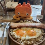 大須の森カフェ コダマ - ベーコンエッグ