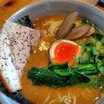 Atterimen Koji - 味噌ラーメン@980　味噌は濃いめです