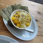 大衆食堂みゆき - 納豆と沢庵、海苔付き