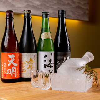 料理との相性を重視◆厳選した日本酒やワインを幅広くご用意