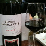 ラ シャンブル - ワインがかぱかぱ進みます。薄張りの良いワイングラス。