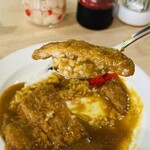 カレーショップキング - 薄揚げとんかつはカレー専用