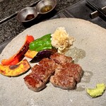 神楽坂 鉄板焼 向日葵 - 何も付けずにコノままでも美味しかった