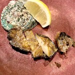 神楽坂 鉄板焼 向日葵 - 鮑の鉄板焼き(蝦夷かな)柔らかでお味も抜群です