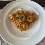 Pancia Guancia - えびとオータムポエムのトマトソース