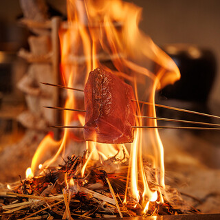 The skilled techniques of a chef who fully utilizes the quality of the ingredients.