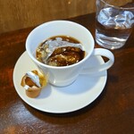 キッチン ブルー グローブ - ホワイトコーヒーへ