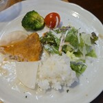 キッチン ブルー グローブ - 最後のワンプレート