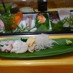 寿司光 - 生タコ＆ミル貝刺し