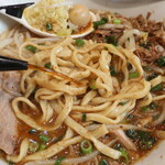 ラーメン二郎 - 赤酢投入～♪