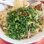 ラーメン二郎 - 青ネギ投下～♪