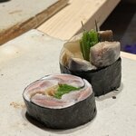 すしやのたい悟 - 鰯の磯辺巻き