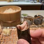 鮨 からく - 炙りトロ