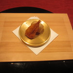 にくの匠 三芳 - 新子芋と半生このこの牛脂揚げ