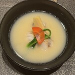 あま木 - 九絵と海老芋のお椀