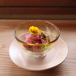 さじこよみ - 赤かぶと帆立　キヌアの温サラダ