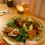 Mer海と芸術の家 - 季節の推し野菜プレート(バレンタイン)