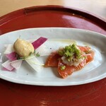 妙見石原荘 食菜石蔵 - 地鱒と大根