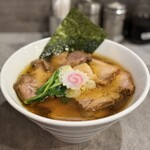手打ち 蓮 - 醤油チャーシュー麺
