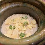 一石三鳥 - 土鍋炊き　筍ご飯
