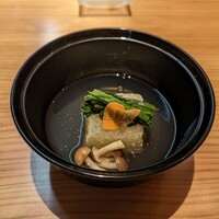 華林 - 葱餅とふぐ出汁の御椀