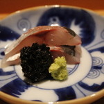 日本料理 晴山 - 関あじのお造り