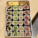 すしやのたい悟 - じゅんさんご注文のテイクアウト巻物♬.*ﾟ特別に撮らせていただきました♪美味しそうだなぁლ(´ڡ`ლ)