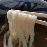 ほくほく庵 - 【2014年05月】うめの麺アップ、エッジが効いてます(⌒-⌒)