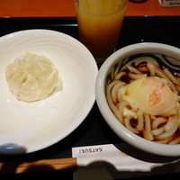 ホテルニューオータニ 東京 - ＳＡＴＵＫＩの朝食（豚まん・讃岐うどん）