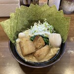 一刀家 - 一刀盛りラーメン 醤油（1,200円）＋のり増（食べログ クーポン）