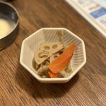 炙金 - ■お新香(お通し？)