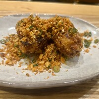 豊栄 - 河豚の唐揚げ金砂粉かけ