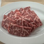 焼肉やっちゃん - 上バラ（山葵醬油）