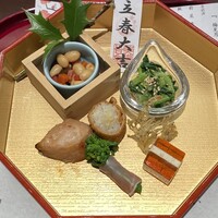 京懐石 美濃吉 そごう横浜店 - 前菜　季節の彩り盛り
