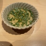 銀座 しのはら - タデ酢も美味しい