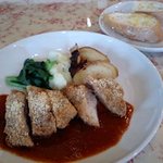 ビストロ ヴェルジュ - 日替わりランチ　チキンカツレツ