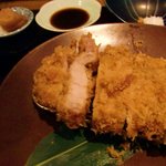 豊か - 特上塩ロースカツの断面