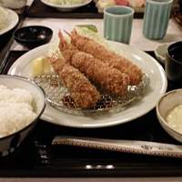 とんかつ まい泉 青山本店 - 車海老フライ膳
