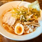 ラーメン吟玉 - 【大盛】辛ネギ味噌