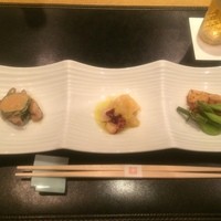 新宿割烹 中嶋 - 前菜三点